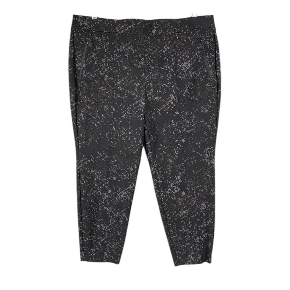 NEW Lane Bryant Pants Womens Size 20 Petite Abstract On The Go Mid Rise Ankle